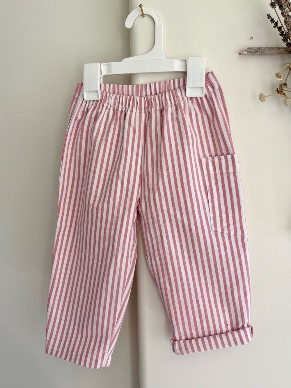 Toddlers up-cycled pants